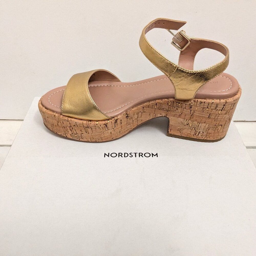 Nordstrom Claudia Platform Cork Sandal (NWT)
